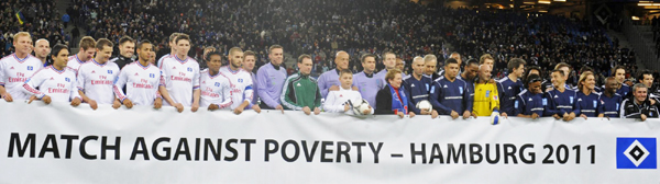 Ronaldo, Zidane hold charity match against poverty