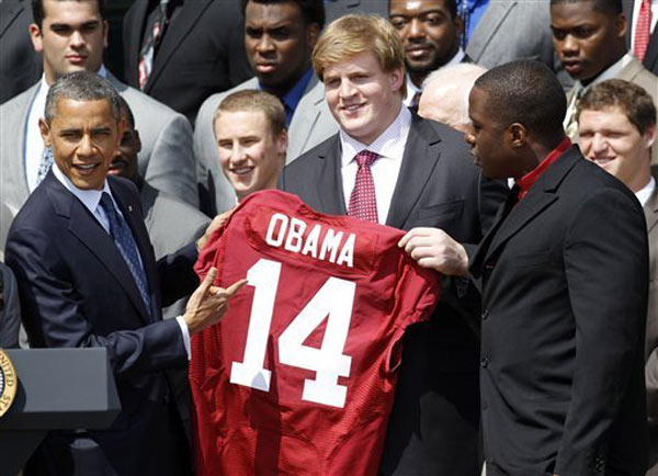 Obama honors Crimson Tide for BCS championship