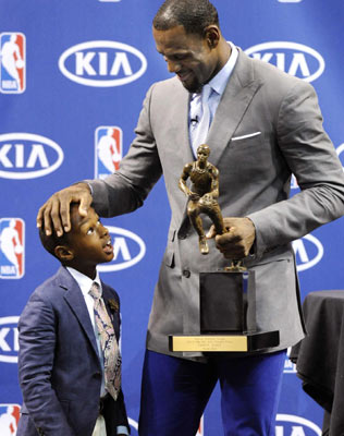 LeBron James named MVP winner