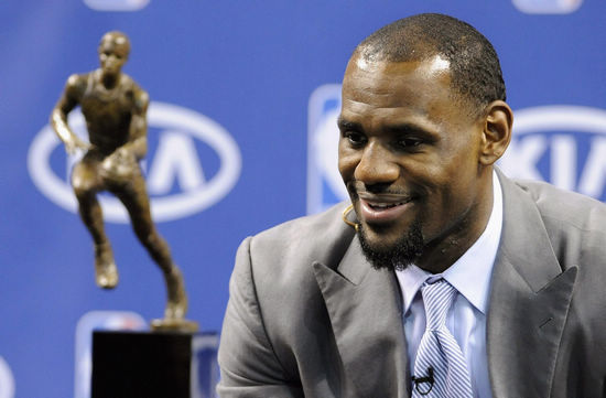 LeBron James named MVP winner