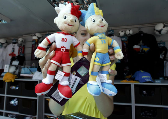 Mascots of the Euro 2012