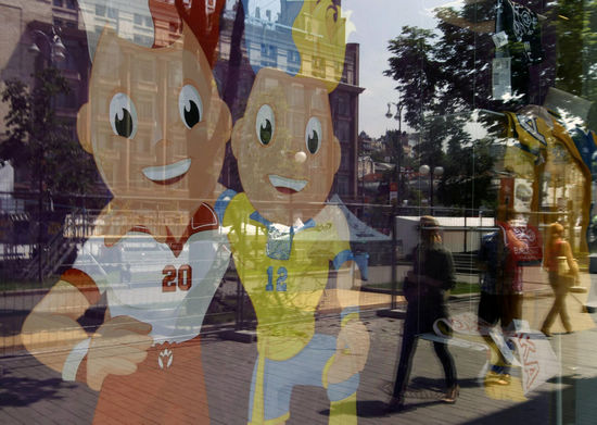 Mascots of the Euro 2012