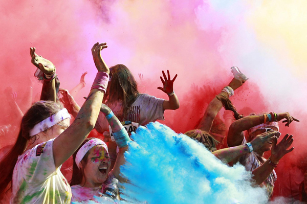 Color Run at Sydney Olympic Park