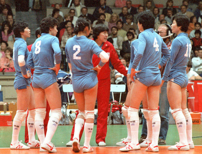 China's women's volleyball head coach since 1980s