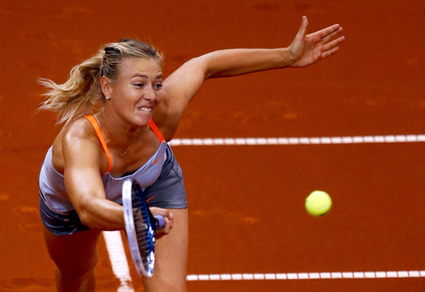 Sharapova beats Li Na in Stuttgart tournament