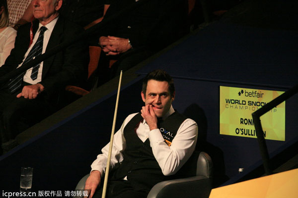 O'Sullivan beats Hawkins to win fifth world title