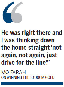 'Not again' the spur for Farah's revenge