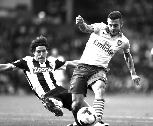 Wilshere's effort earns high praise