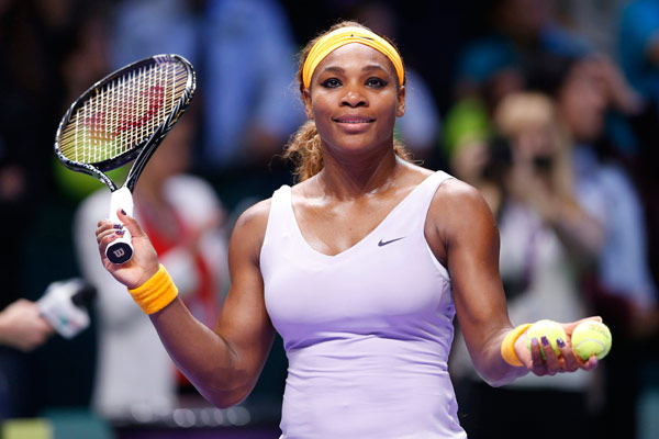 Williams eases to win over Kerber in WTA Championships