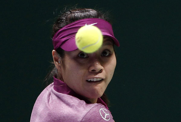 Li Na nears her first WTA finale semis