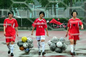 Luis Figo launches football academy in Beijing