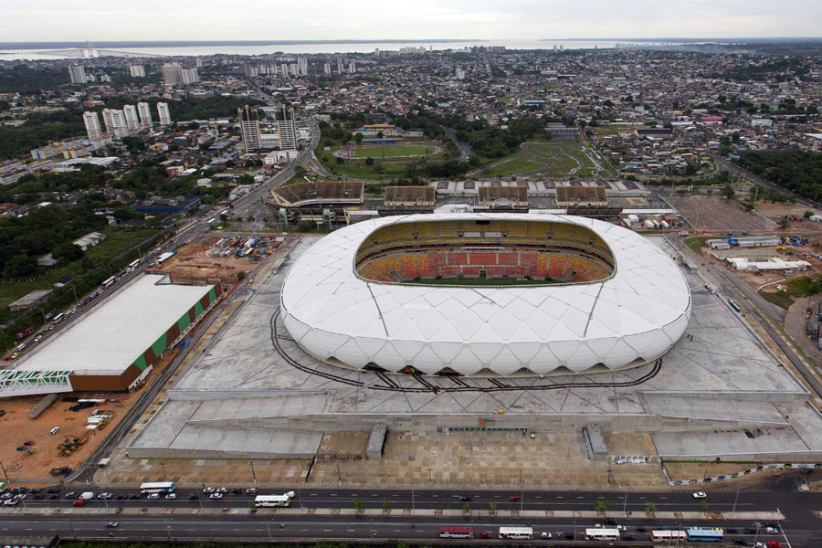 Stadiums hosting 2014 World Cup