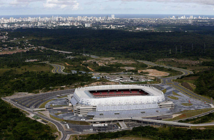 Stadiums hosting 2014 World Cup