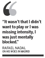 Rafa's foe too hip to continue