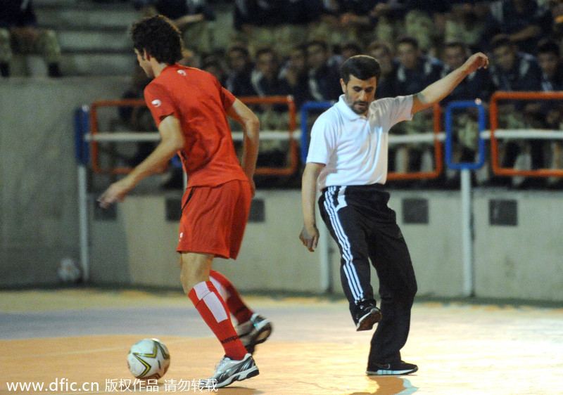 Leaders warm-up for World Cup