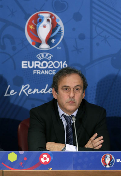 Platini hits back at British daily's Qatar claim