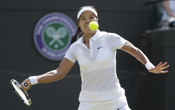 Li Na shocked at Wimbledon third round