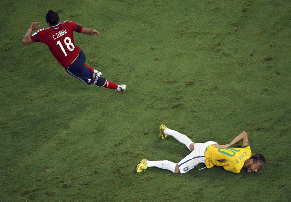 Neymar a victim of the World Cup show