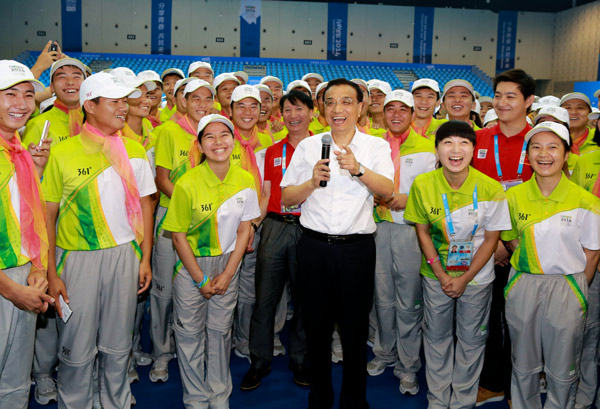 Li hails the Olympic spirit