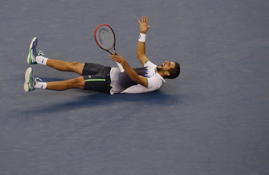 Cilic tops Nishikori at US Open for 1st Slam title