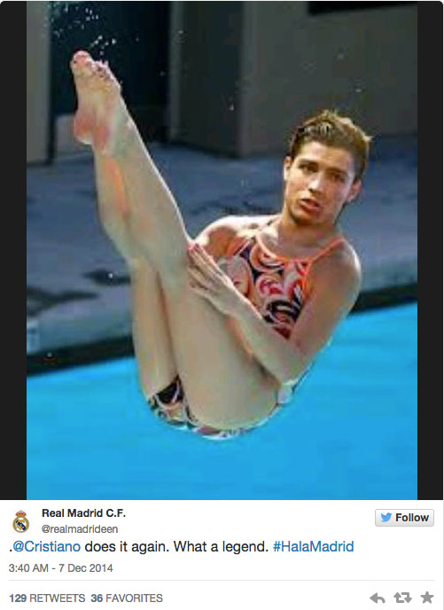 Ronaldo dives into controversy