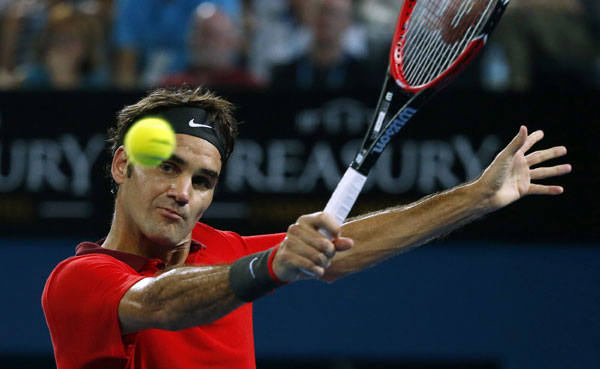 Federer claims 1,000th career win in Brisbane final