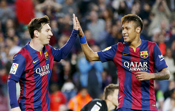 Barcelona's 'MSN' trio lead 6-0 rout of Getafe