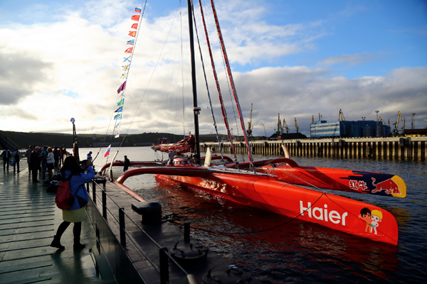 First Chinese to sail for peace across Artic Ocean