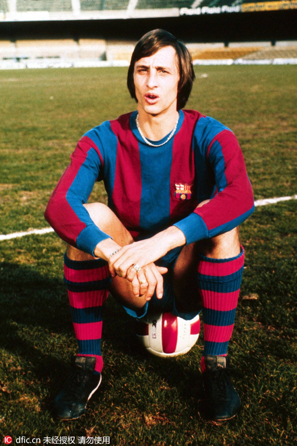 Johan Cruyff's career in pictures