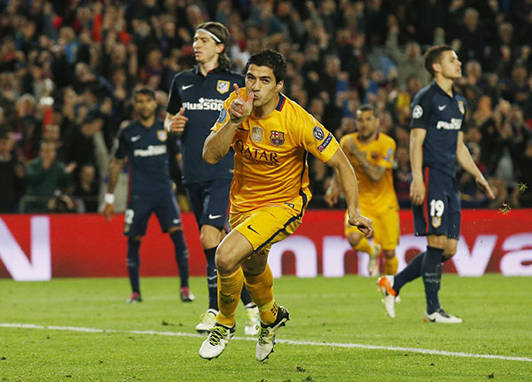 Champions League: Barca 2-1 Atletico; Bayern 1-0 Benfica