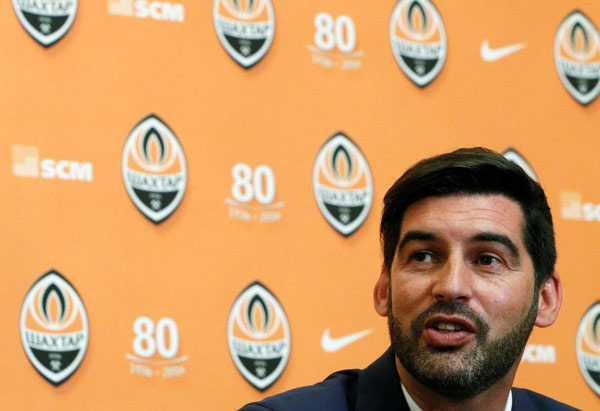 Paulo Fonseca named as Shakhtar Donetsk head coach