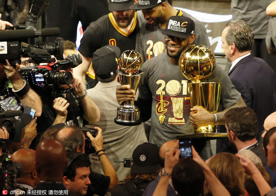 Cavs stun Warriors in Game 7 thriller, LeBron MVP