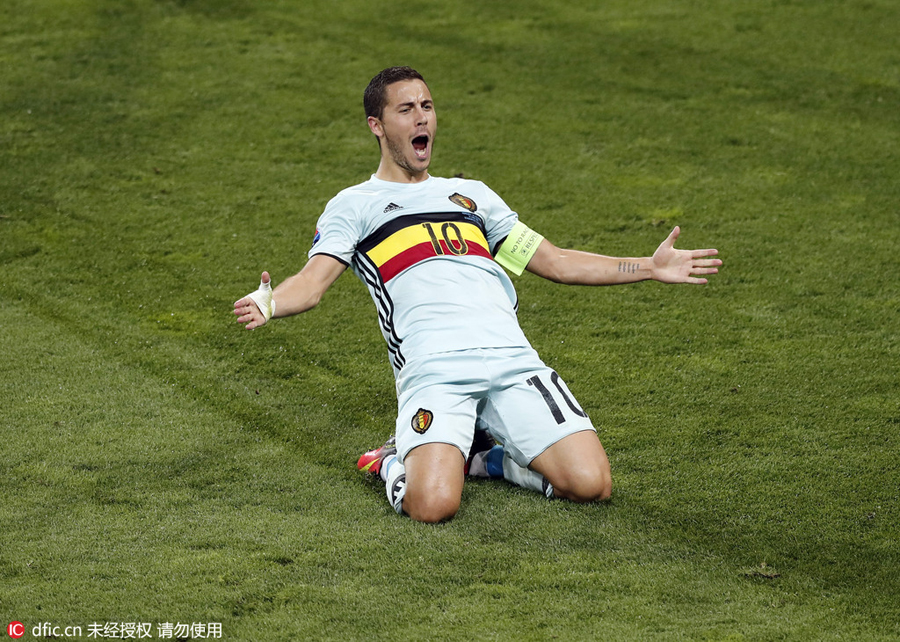 Belgium beat Hungary 4-0 to reach Euro 2016 quarterfinals