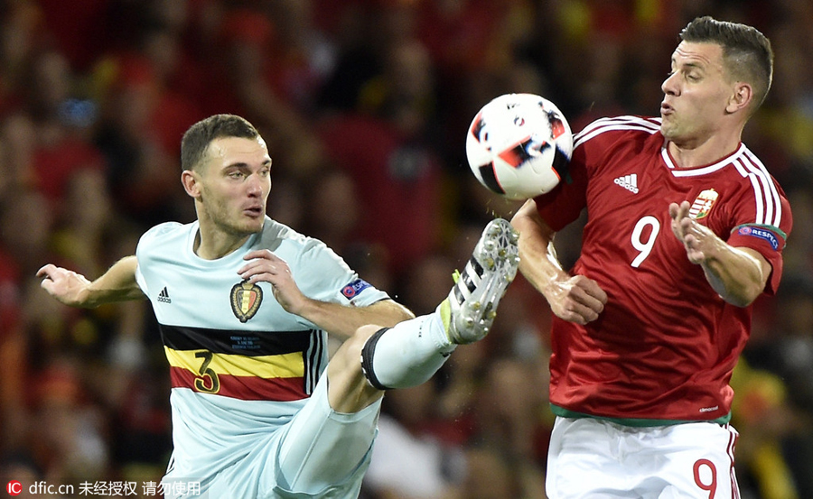 Belgium beat Hungary 4-0 to reach Euro 2016 quarterfinals