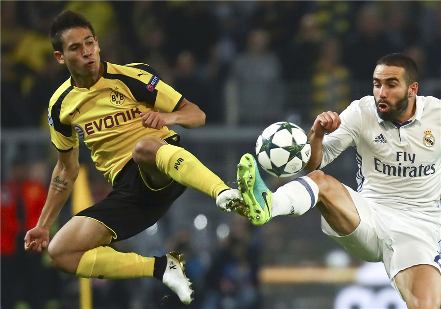 Dortmund hold Real Madrid 2-2 draw in UEFA Champions League