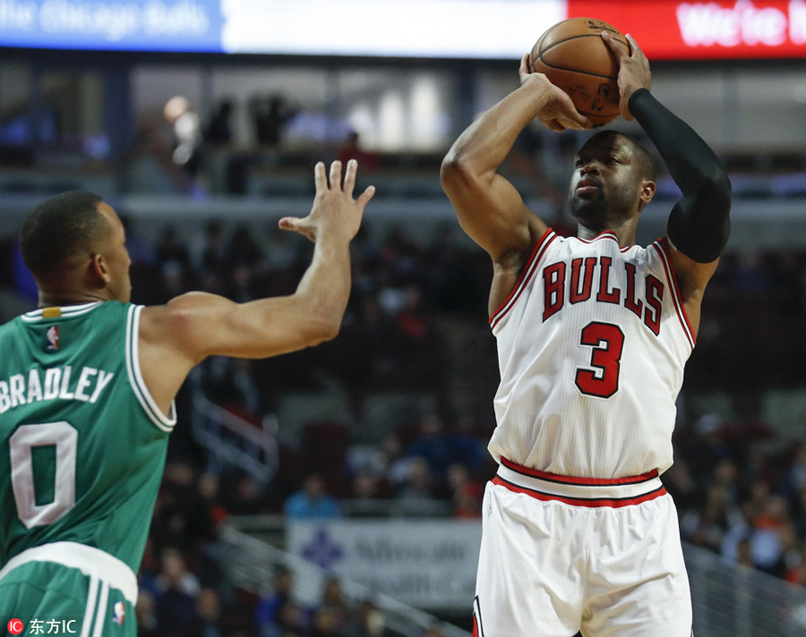 Wade leads Bulls past Celtics 105-99