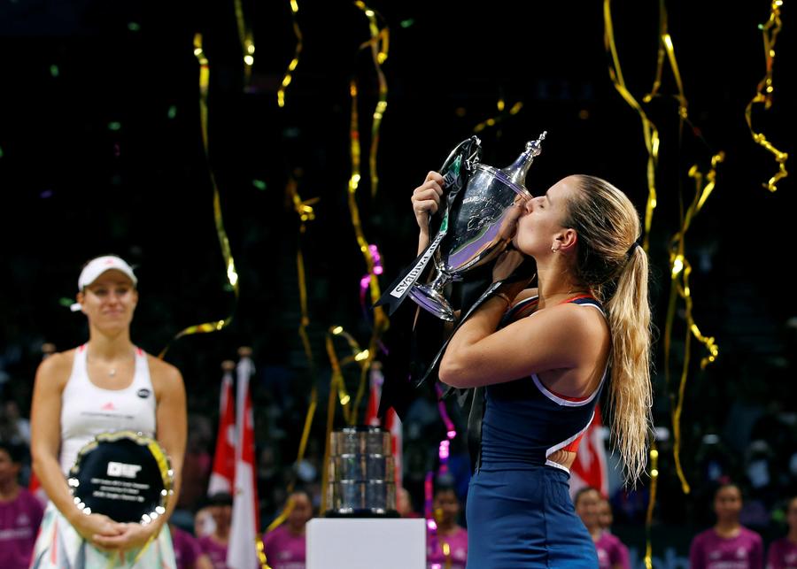 WTA debutante Cibulkova crowned, Vesnina and Makarova win doubles