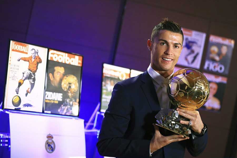 Cristiano Ronaldo wins fourth Ballon d'Or