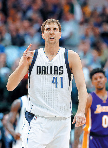 Nowitzki joins elite company