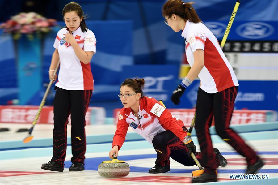 China suffer third straight defeat at curling championships