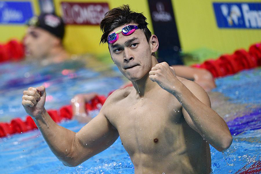 Chinese swimmers create waves at Worlds