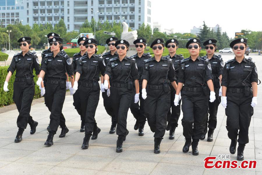 Jiangsu has first female chengguan unit on duty