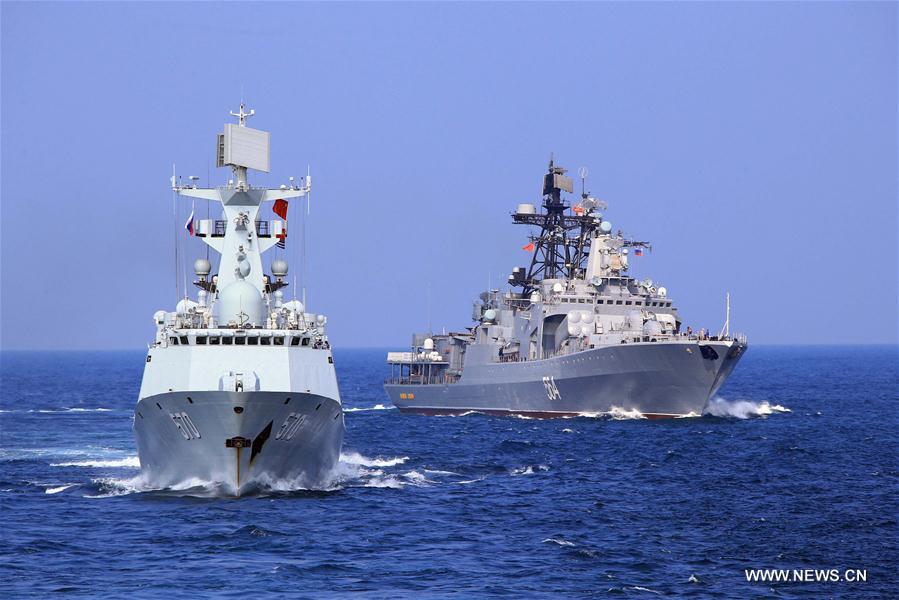 China-Russia naval joint drill held in South China Sea