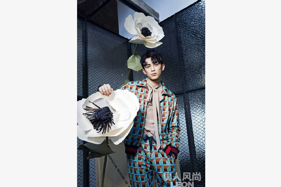 Emerging star Wu Lei poses for fashion photos