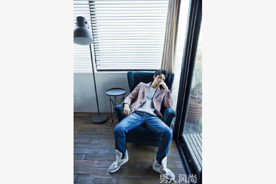 Emerging star Wu Lei poses for fashion photos