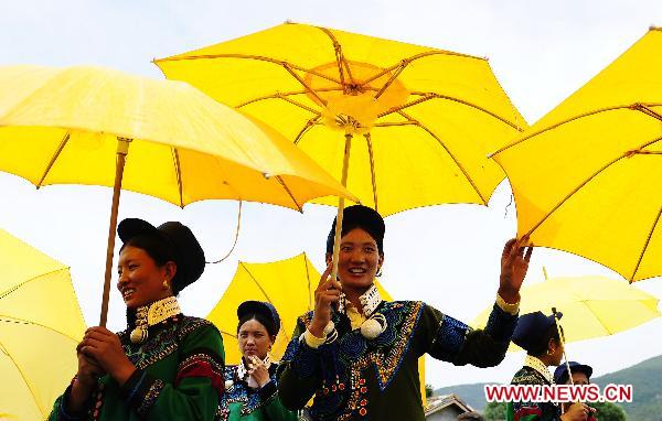 China's Yi ethnic group celebrates Torch Festival