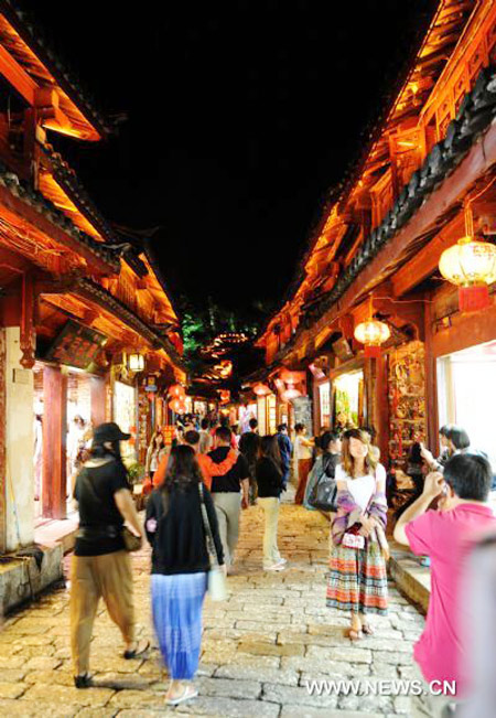 Lijiang ancient town licenced national 5A tourism attraction spot