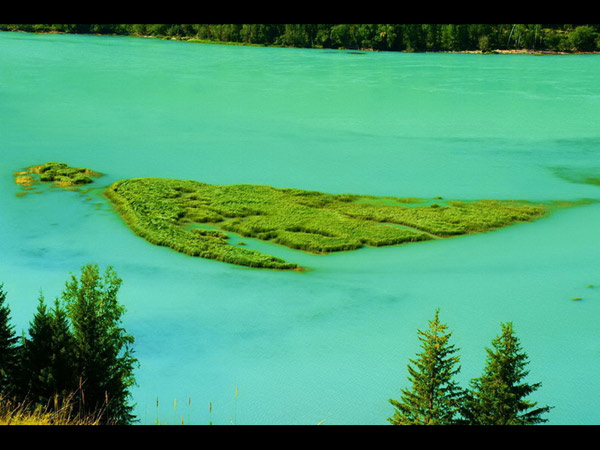 Ha'nasi nature reserve in Xinjiang