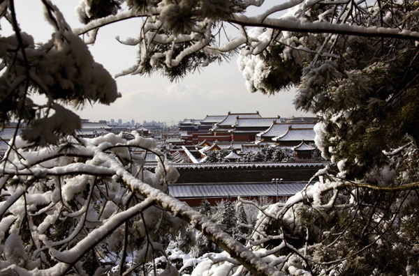 Beijing turns white