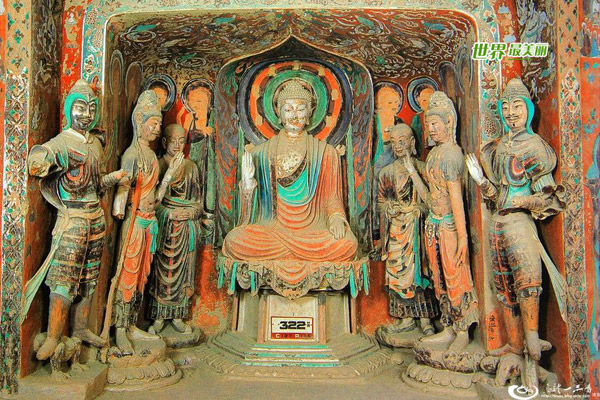 Mysterious scenery of Dunhuang